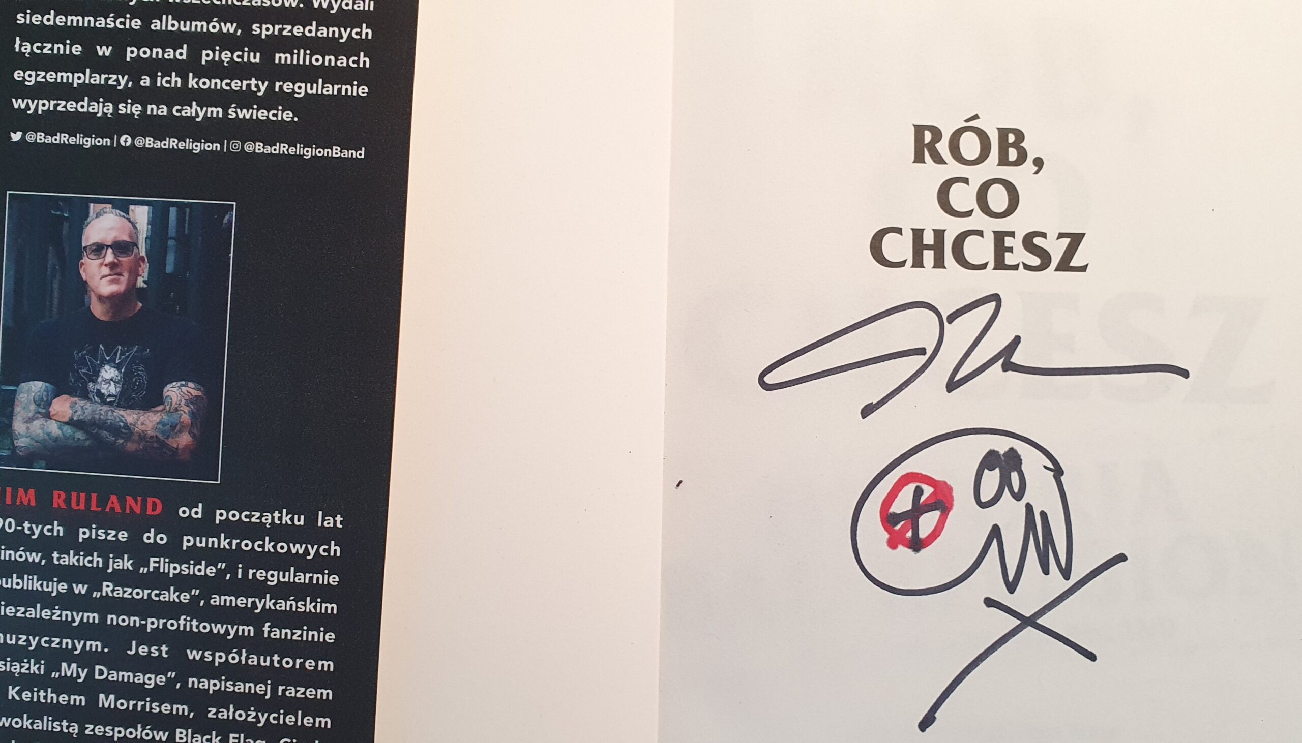 Jim Ruland i Bad Religion "Rób, co chcesz - historia Bad Religion" (z autografem autora!) - obrazek 3